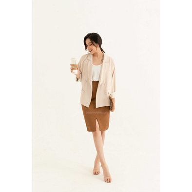 [COSMO Design]Áo Vest Kem Dáng Suông Chồm Vai