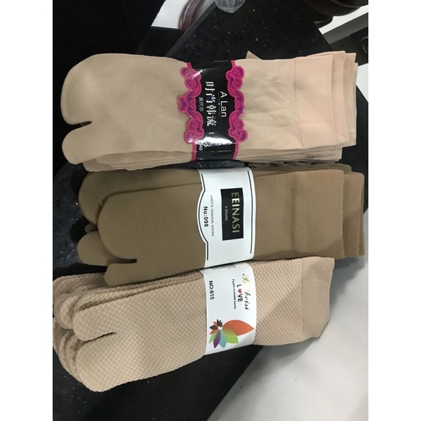 Combo 5 đôi vớ da/ tất da xỏ ngón