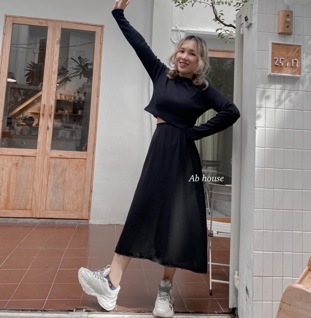 Chân Váy Đũi Hàn Trơn 2 Lớp (Ảnh Thật) | BigBuy360 - bigbuy360.vn