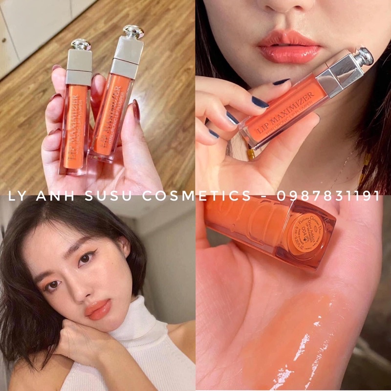 Son Dưỡng Môi Dior Addict Lip Maximizer Hyaluronic Lip Plumper fullsize unbox