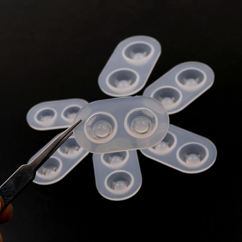 Bộ 6 Khuôn Làm Mắt Búp Bê Bằng Silicone