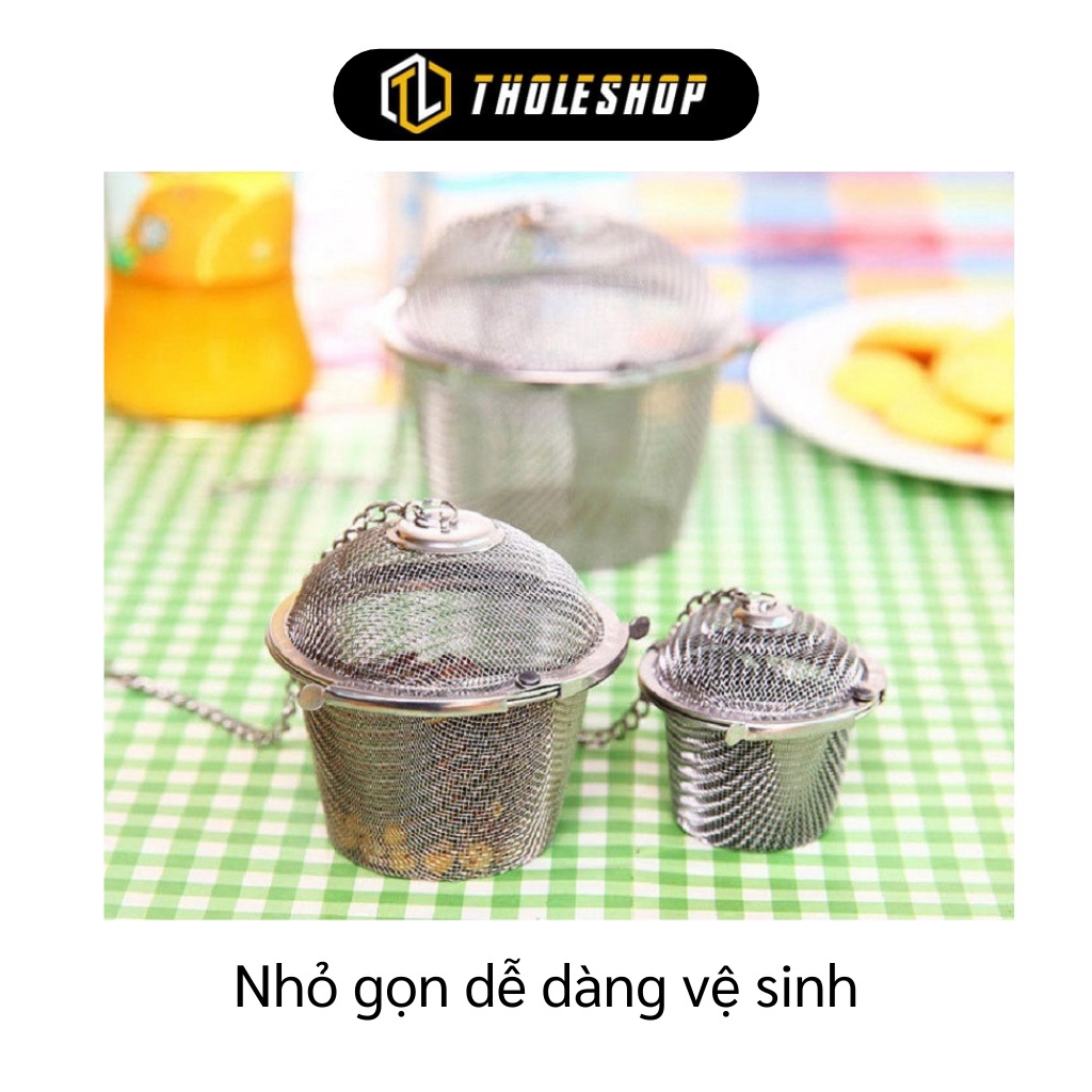 [SGD] Dụng Cụ Lọc Trà - Lưới Lọc Gia Vị Nấu, Hầm Nước Phở, Bún, Pha Trà Thả Inox T6069 9451