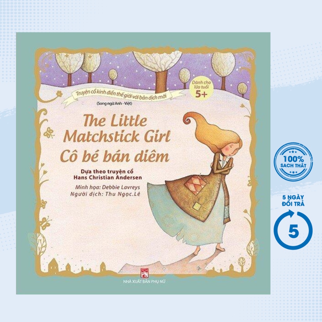 Sách - Cô Bé Bán Diêm - The Little Matchstick Girl - PNU