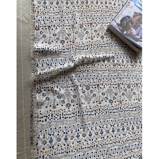 Vải voan chiffon hoa