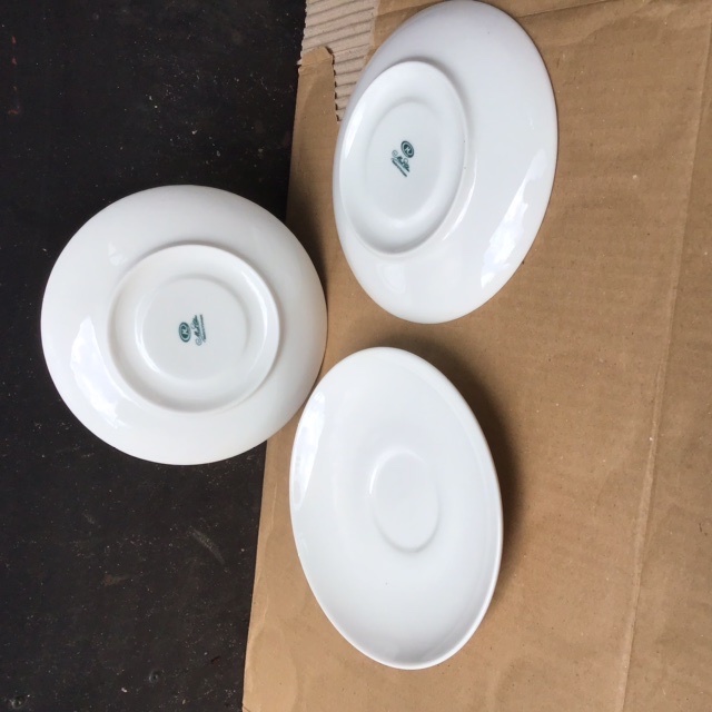 Combo 3 dĩa sứ trắng cao cấp Minh Châu  6 inch
