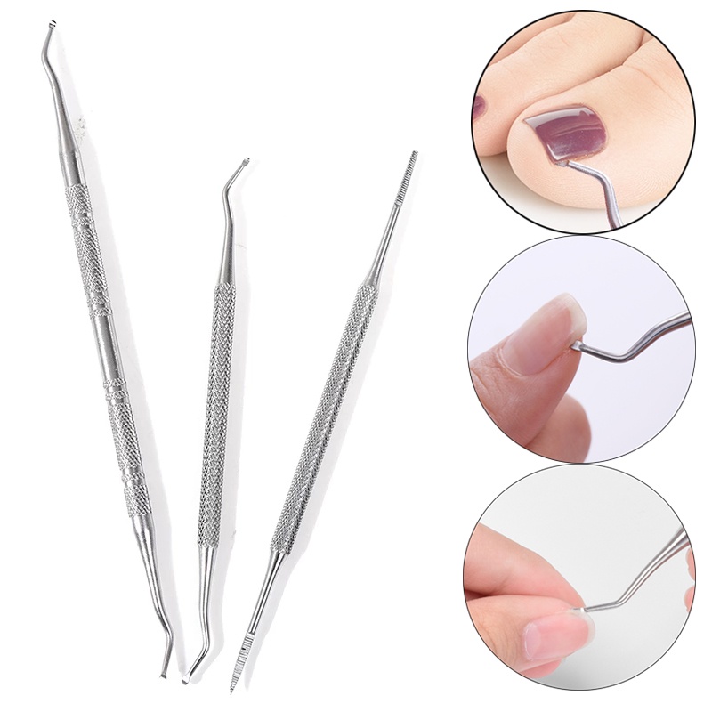 Dụng Cụ Dũa Móng Chân Hai Đầu Bằng Thép Không Gỉ Chuyên Nghiệp