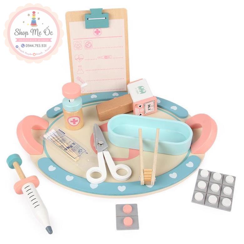 Đồ chơi gỗ - Phòng khám bệnh cho bé | Đồ chơi bác sĩ (cao 101cm)