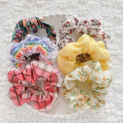 Dây buộc tóc đuôi ngựa phong cách Hàn Quốc dành cho nữ