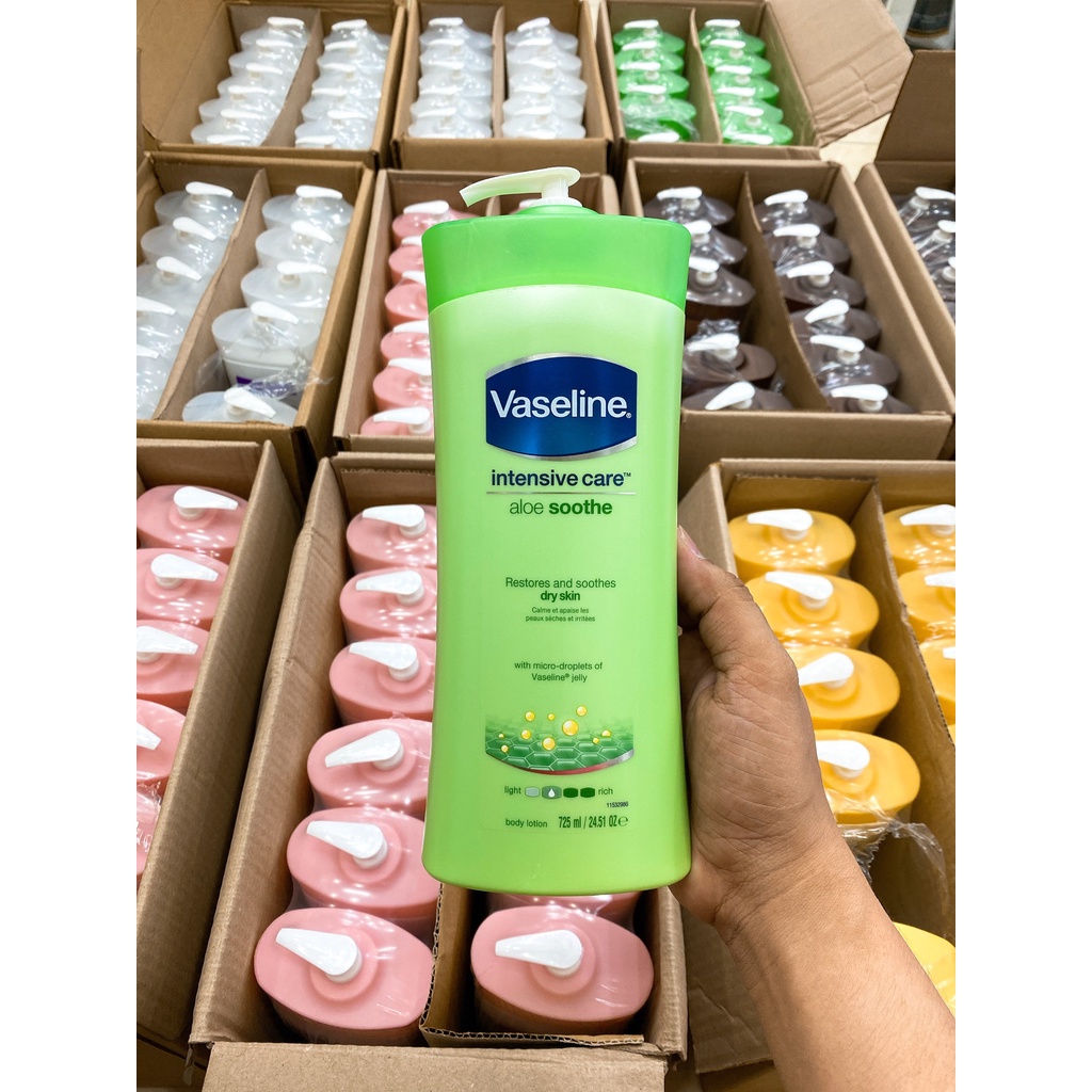 (Mẫu Mới 2022) SỮA DƯỠNG THỂ VASELINE 725ML