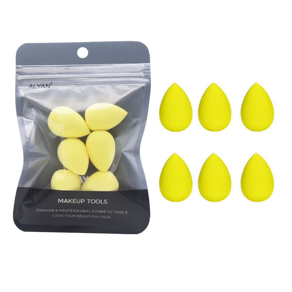 Set 6 Mút Trang Điểm Tán Phấn Nền/Che Khuyết Điểm Mini