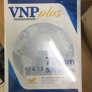 Giấy A 4 / VNp plus - 70 gam 500sheetrs