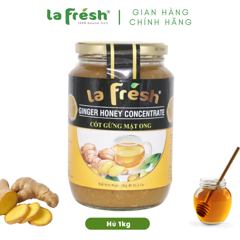 Nước Cốt Gừng Mật Ong LaFresh Đà Lạt - Chai 1kg