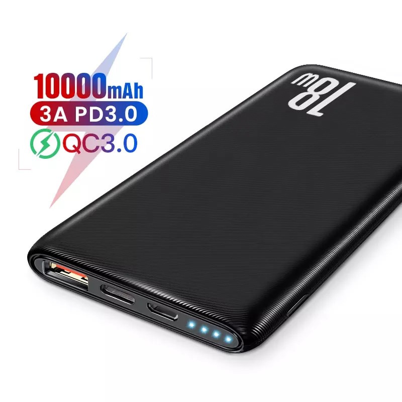 Pin sạc dự phòng iPhone 10000mah hỗ trợ sạc nhanh iPhone 18w chính hãng Baseus