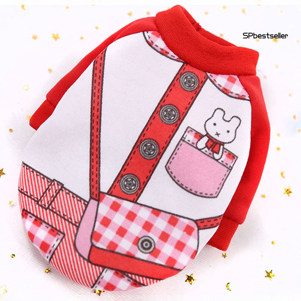 Áo len mềm mại họa tiết hoạt hình nhiều màu sắc cho thú cưng