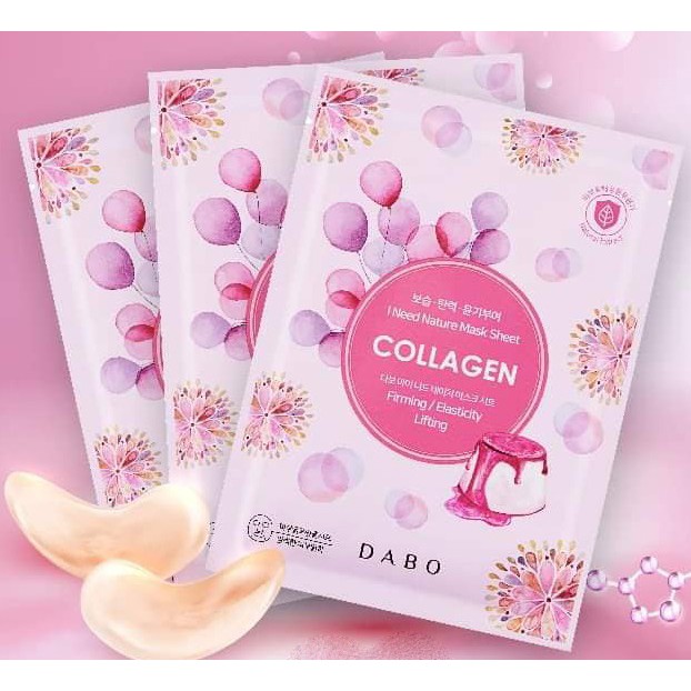 Mặt Nạ Collagen DABO I NEED NATURE COLLAGEN Hàn quốc 23ml/gói- HÀNG CHÍNH HÃNG.