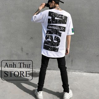 [VẢI XỊN+KÈM HÌNH THẬT] Áo thun nam Overtee Akan trắng lai bầu xẻ tà