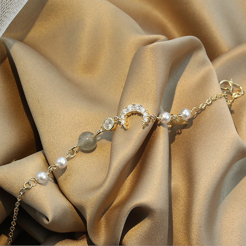 [Bán Chạy] [Bán Chạy] Vòng Tay Thời Trang Hình Trăng Sao