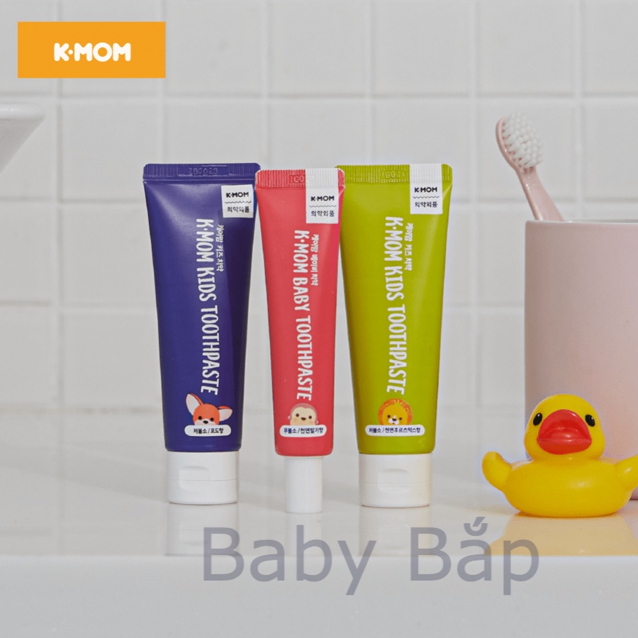 KEM ĐÁNH RĂNG TRẺ EM K-MOM 3-8 TUỔI