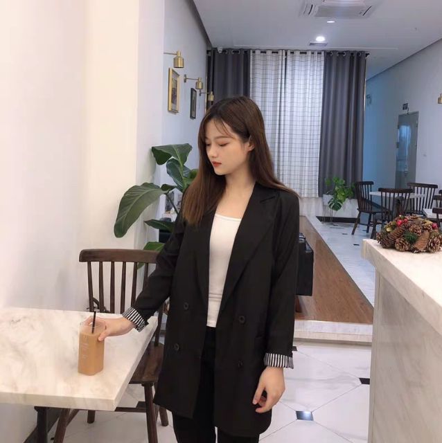 Ảnh thật 5 hình cuối.Áo blazer oversize dáng dài | BigBuy360 - bigbuy360.vn