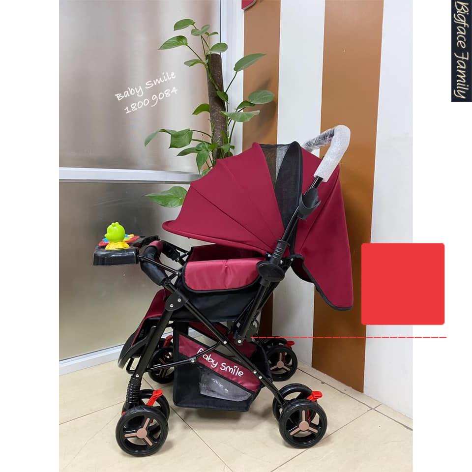 Xe đẩy 2 chiều HT 105 Khung Đen