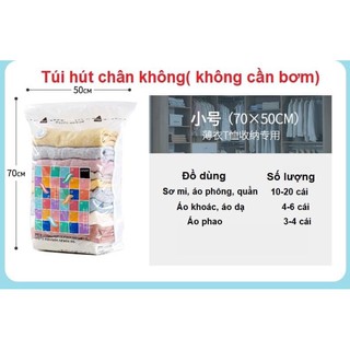Set túi hút chân không Dr storage