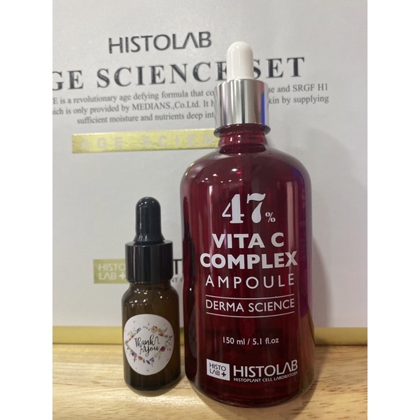 Serum sáng da - mờ thâm Vitac 47 Histolab 10ml