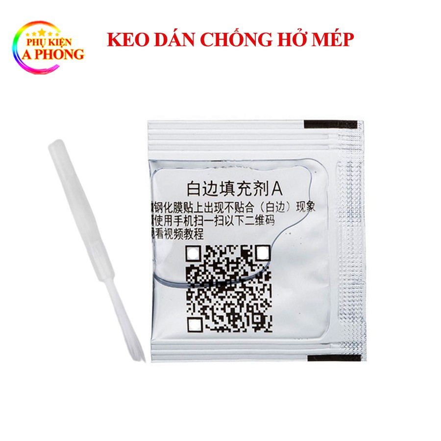 Combo Keo chống hở mép + Miếng dính hút bụi, dùng khi dán kính cường lực - Phukienaphong