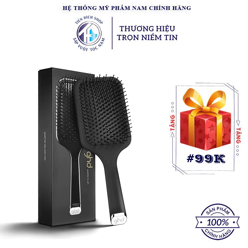 Lược gỡ rối tóc GHD Paddle cao cấp