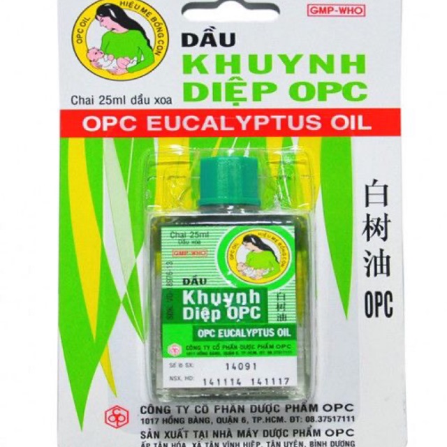 Dầu khuynh diệp dành cho mẹ và bé 25ml