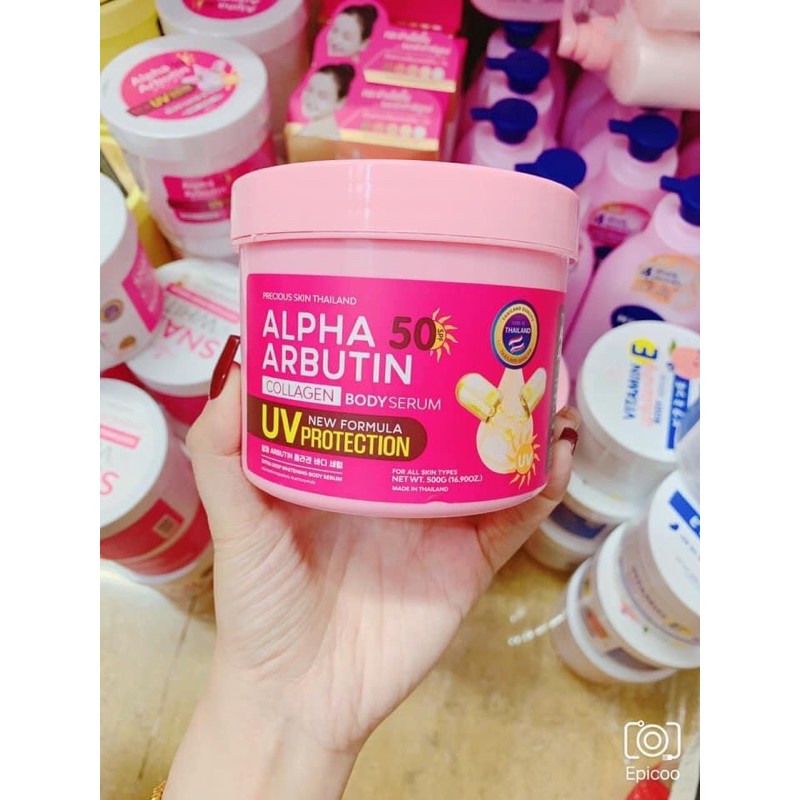 Kem body alpha arbutin new