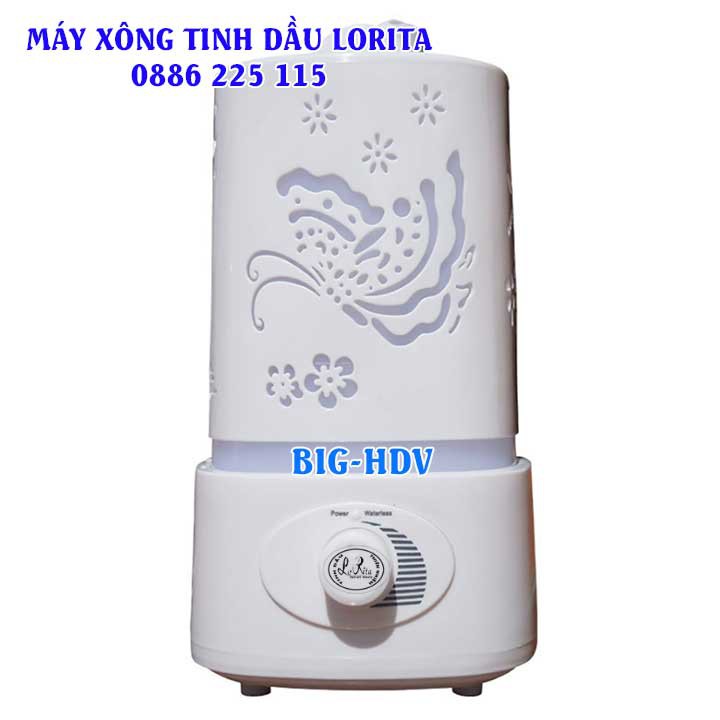 [LOẠI LỚN] Máy xông tinh dầu, máy khuếch tán tinh dầu LORITA BIG-HDV dùng cho phòng rộng 100m2 với 2 họng phun mạnh