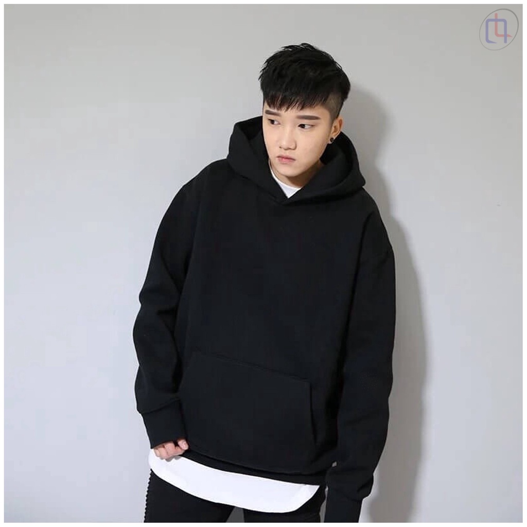 Áo khoác nỉ Hoodie trơn thời trang thu đông, Áo Hoodie Nam Nữ Unisex vải dày dặn ấm áp UNISEX từ 45kg - 80kg - DOKI