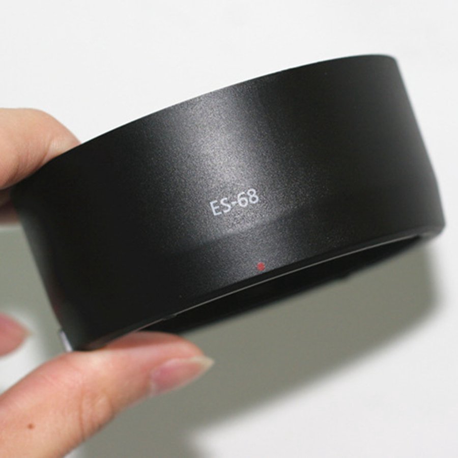 Black Mini Professional Durable ES-68 Lens Hood For Canon lens 50mm f/1.8