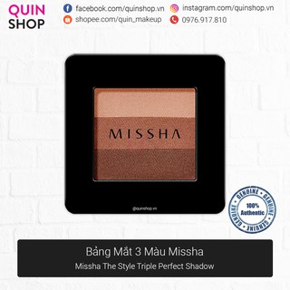 Phấn Mắt 3 Màu Missha The Style Triple Perfect Shadow
