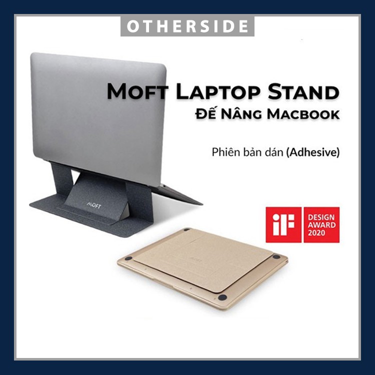 Đế Nâng Macbook Siêu Mỏng Moft Stand x DesignNest Siêu Nhẹ, Siêu Mỏng, 2 Góc Độ Điều Chỉnh Dùng Cho Laptop 11 - 16 inch