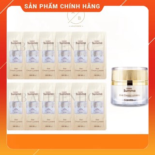 [Mẫu mới] Gói sample kem trắng da Sum losecSumma Elixir cream lumiere giúp làm trắng mờ thâm nám và tái tạo da