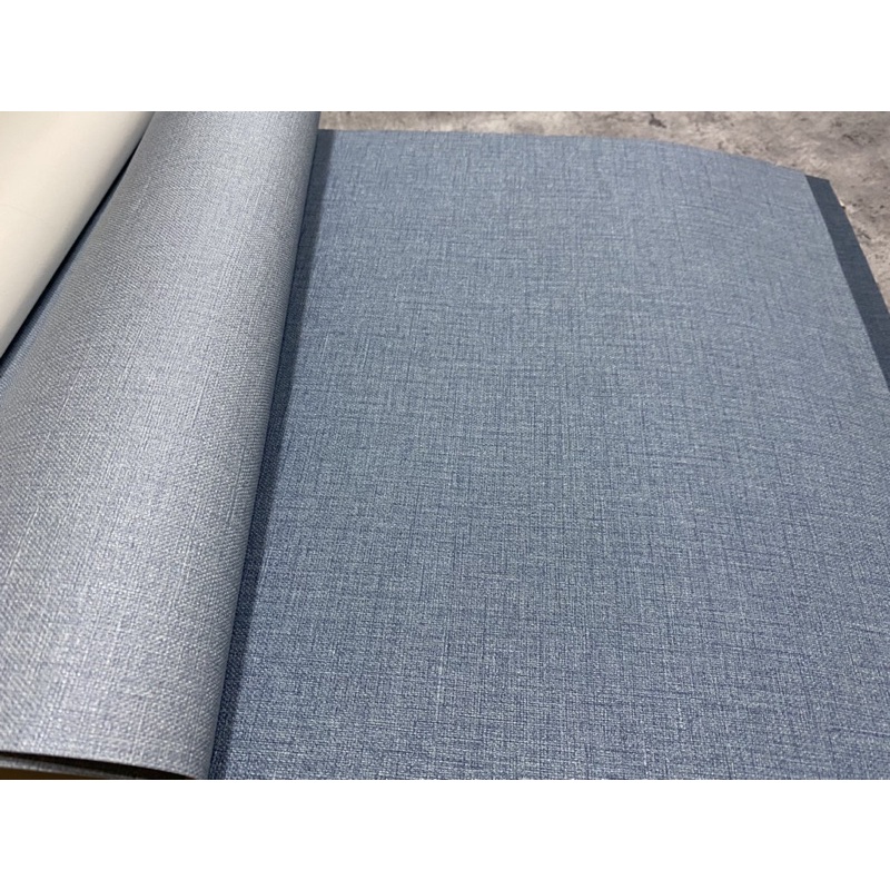 Giấy Dán Tường Hàn Quốc vân vải lụa,16,5m2 nhiều màu lựa chọn