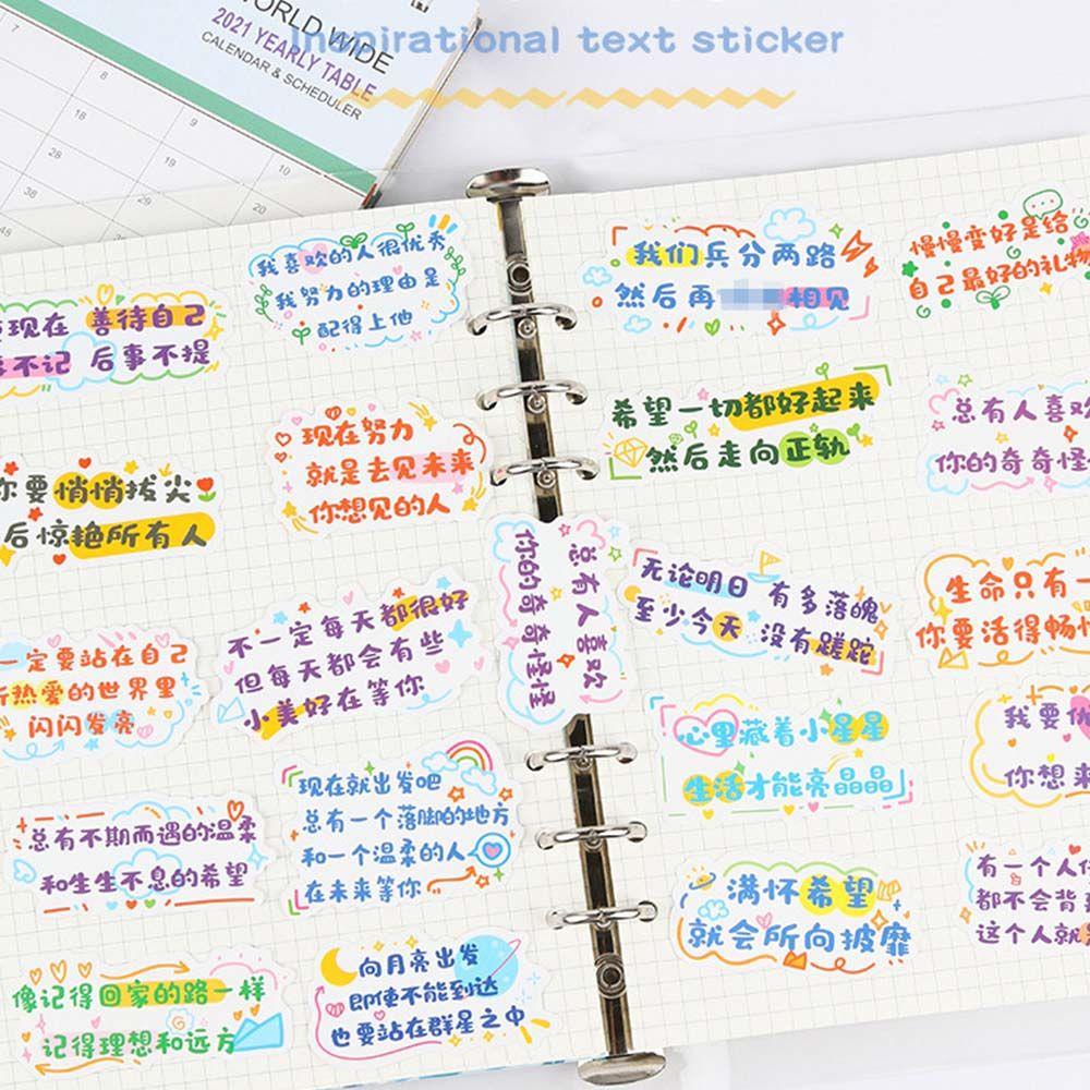 Lloyd Motivational Phrases Miếng Dán Trang Trí Nhật Ký / Laptop / Sổ Lưu Niệm Truyền Cảm Hứng Trung Quốc DIY