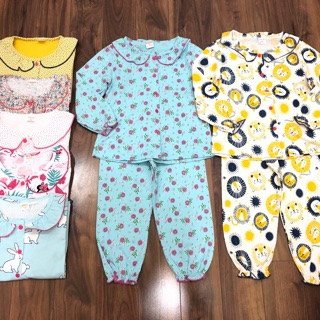 Bộ cotton bé gái pijama