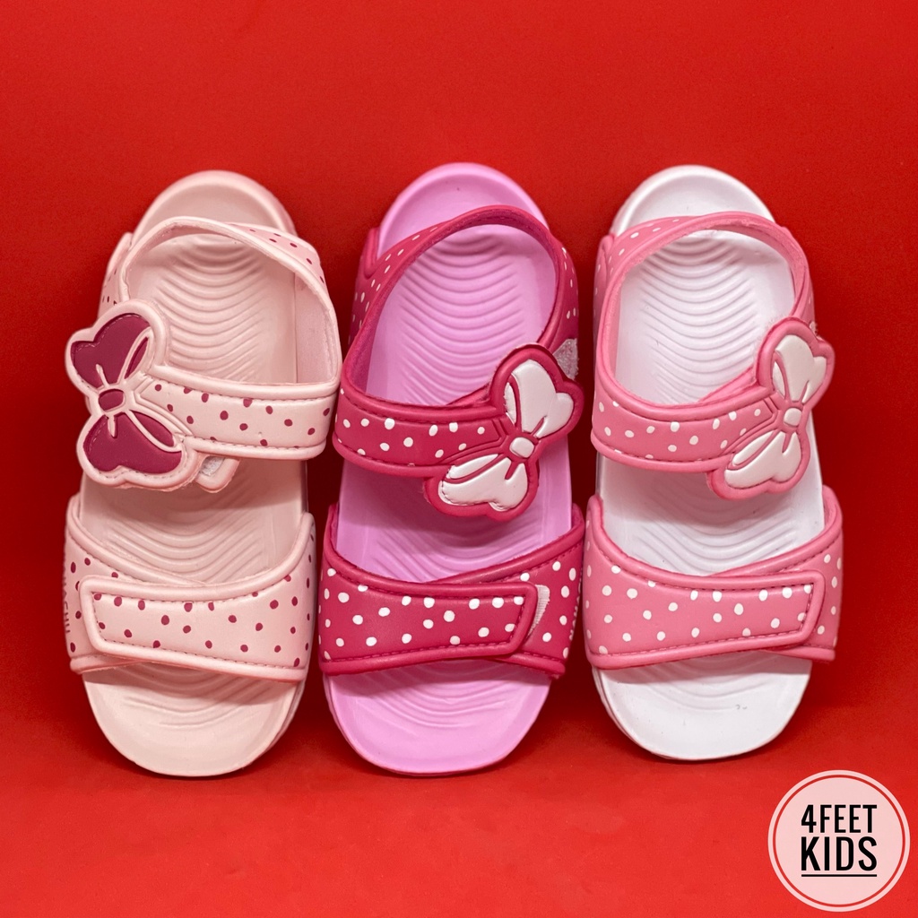 Giày Sandal xốp quai dán Mickey 6 màu phiên bản 2022 siêu đáng yêu cho bé gái 1-5 tuổi nhẹ, mềm và chống trơn trượt