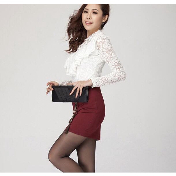 JR08001 - Chân váy ôm nữ hè có lót trong hàng nhập