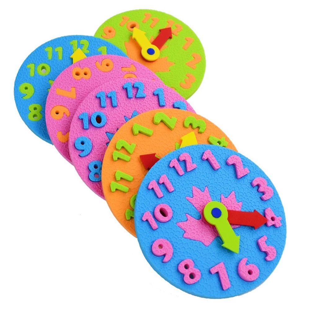 RAINBOW Bộ 5 / 5 Đồng Hồ Đồ Chơi Giáo Dục Theo Phương Pháp Montessori
