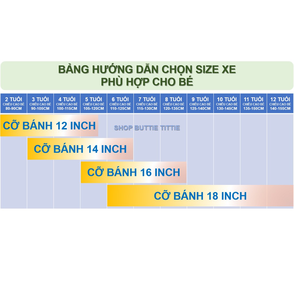 XE ĐẠP TRẺ EM CAO CẤP THƯƠNG HIỆU PHOENIX (GẤP GỌN ĐƯỢC) (hàng order, 12-15 ngày giao hàng)