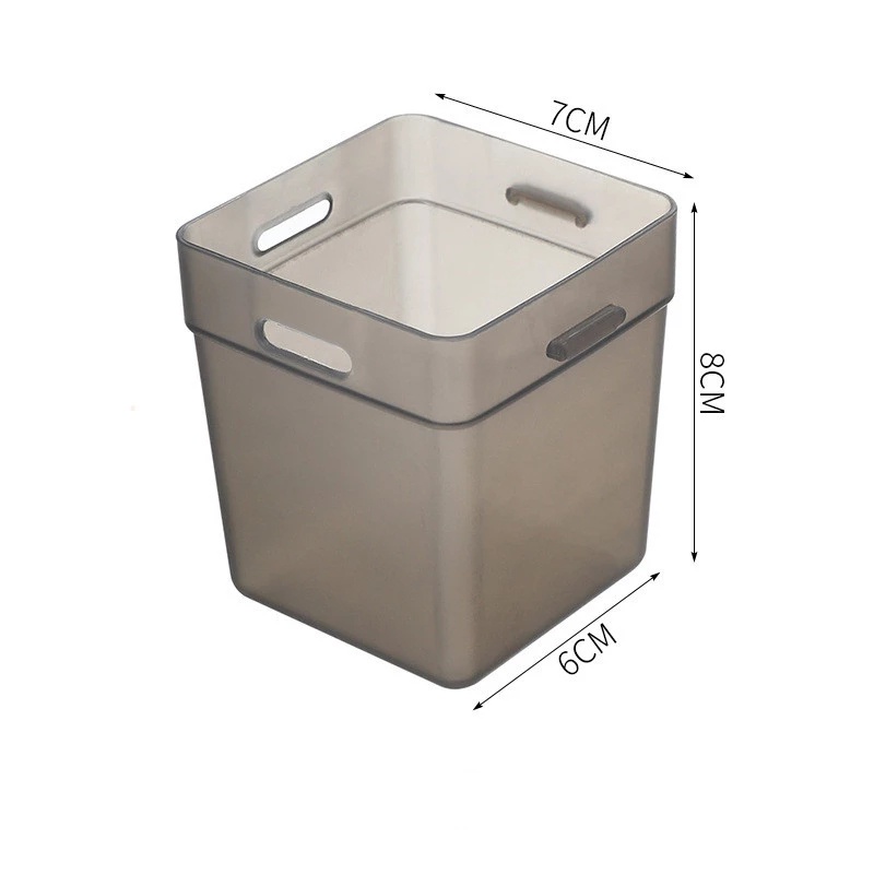 Set 2 Hộp Đựng Đồ Dùng Nhà Bếp/ Tủ Lạnh Thiết Kế Đục Lỗ Đa Năng Tiện Dụng