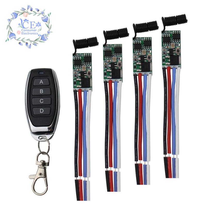 Rơ Le Điều Khiển Đèn LED Từ Xa Không Dây 433Mhz DC3.6V-24V 1CH