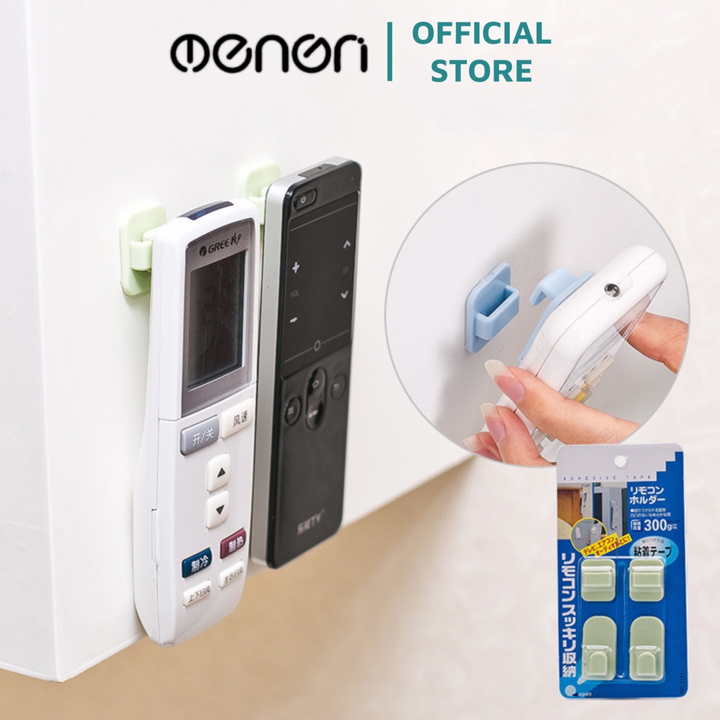 Sét Vỉ 2 Móc Dán Tường OENEN Treo Điều Khiển Tivi Điều Hoà Quạt Gắn Tường Oenon, Treo Đồ Đa Năng Tiện Lợi Cho Gia Đình