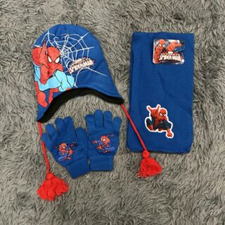 Set khăn mũ len bé trai bé gái Disney