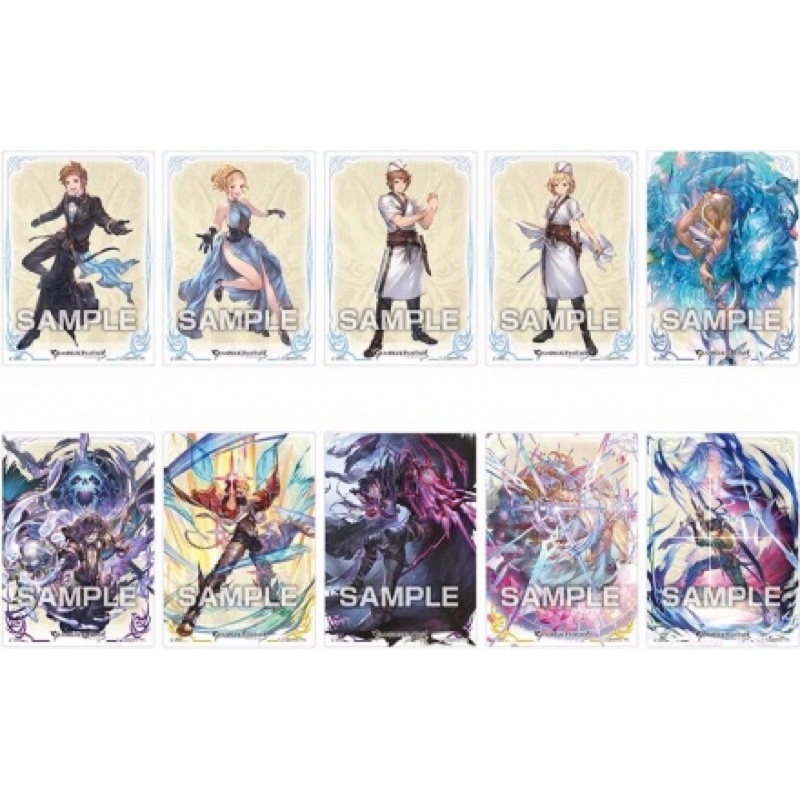 Thẻ nhân phẩm Granblue Fantasy Clear Card Collection Gum 5