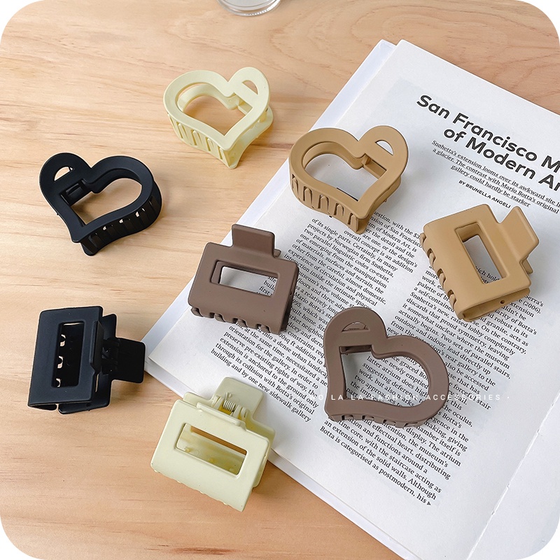 Kẹp Tóc Hình Trái Tim Thanh Lịch Thời Trang Hàn Quốc Cho Nữ