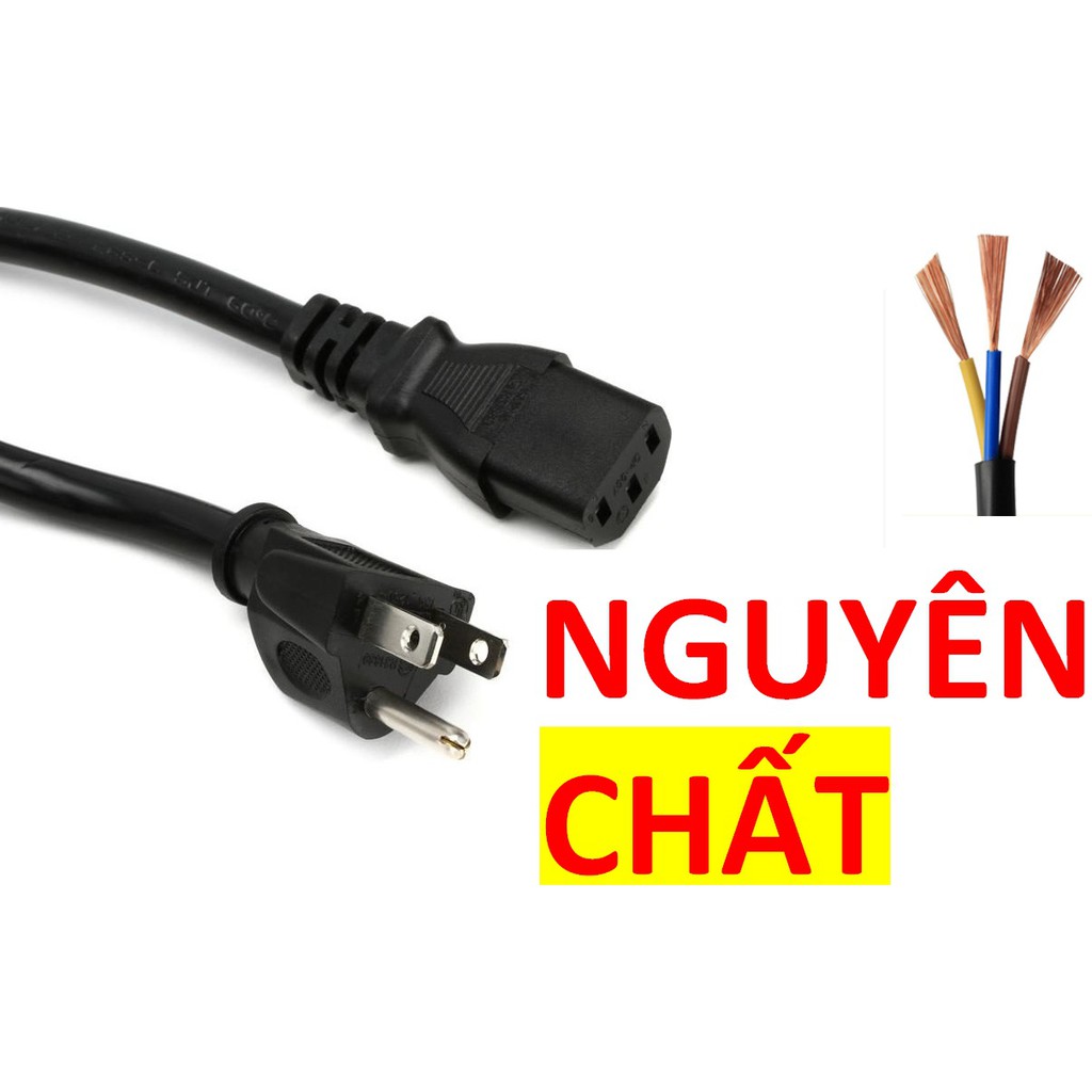 Dây nguồn 3 chân C13 dài 1,5m Chuẩn us Của Mỹ